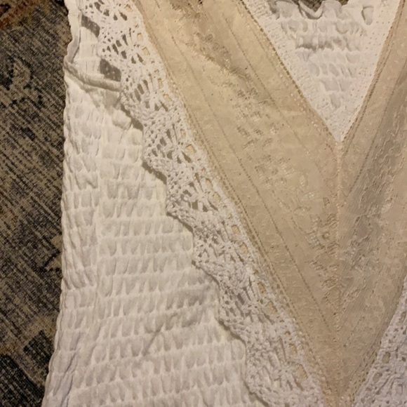 NWOT We the Free white and Ivory Lace top Size Small - Picture 3 of 5